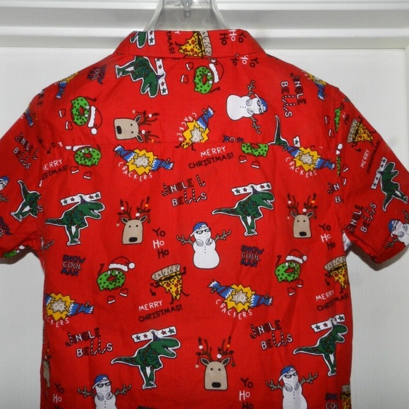 Boys Christmas Shirt Denim & Flower Ricky Singh Designer - Picture 6 of 6